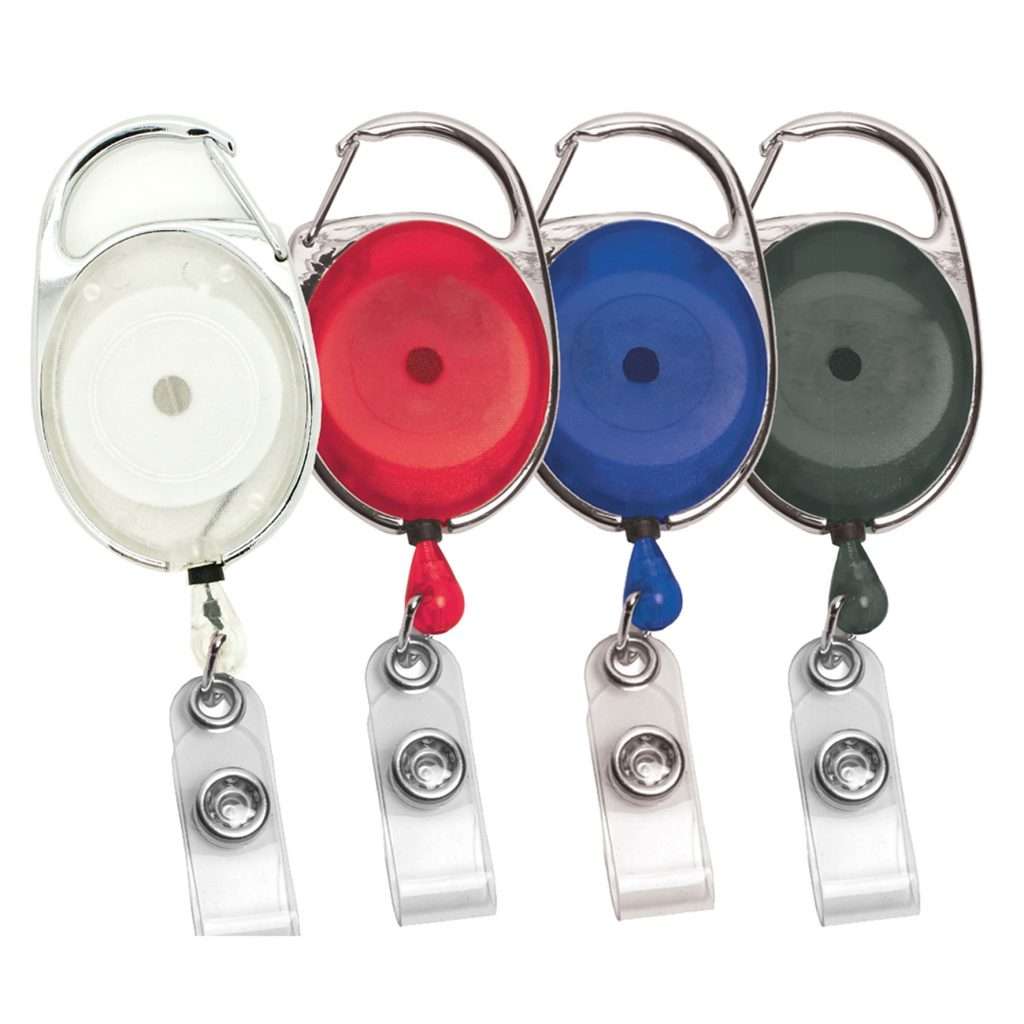 ID CARDS & BADGE REEL 4 RECTRACTABLE-BADGE-REEL